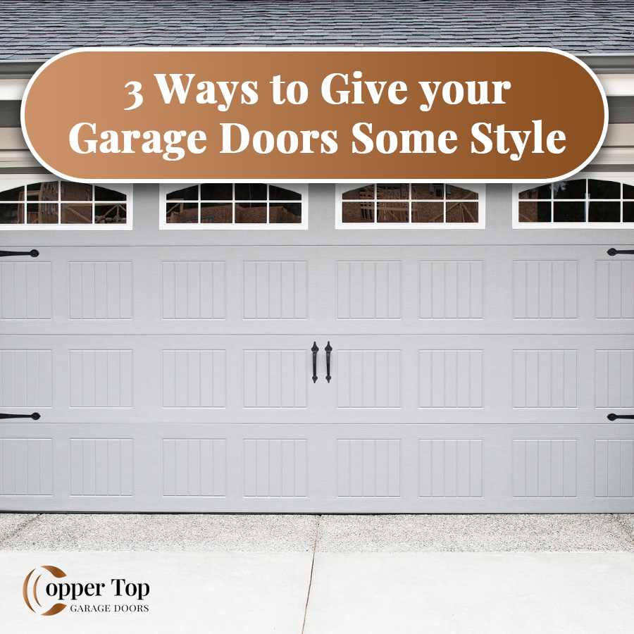 3 Ways to Give your Garage Doors Some Style