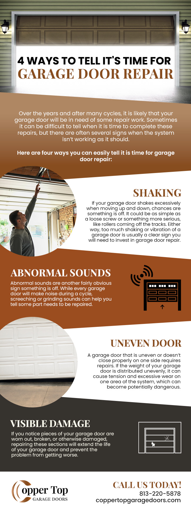 4 Ways to Tell it's Time for Garage Door Repair 