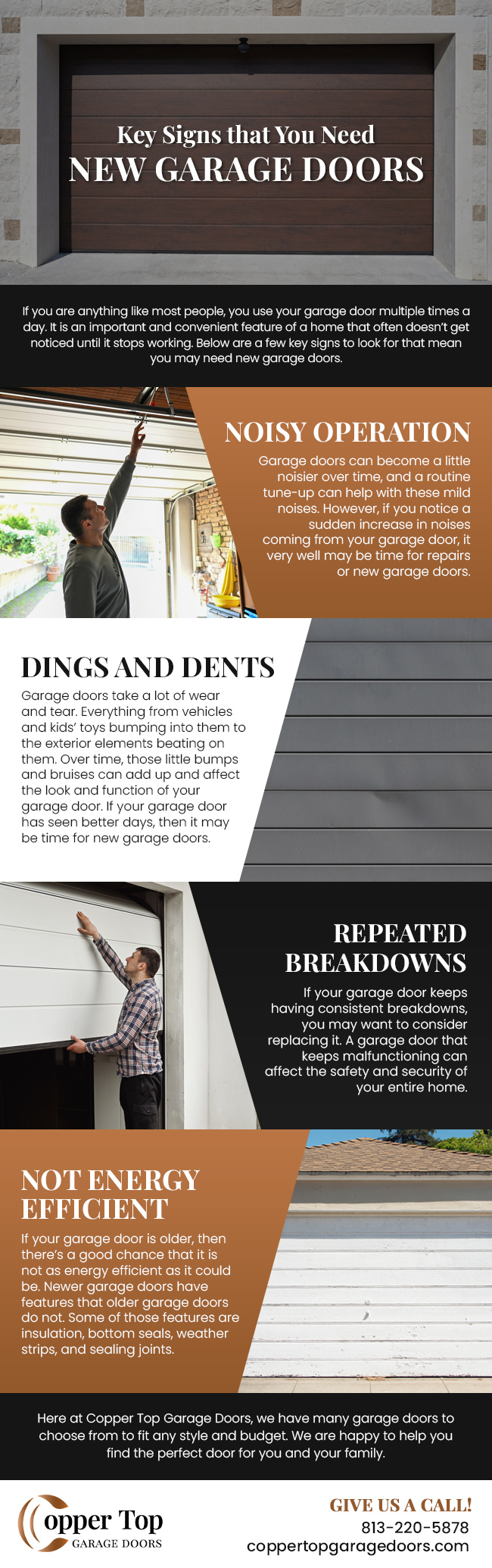 Key Signs that You Need New Garage Doors [infographic]
