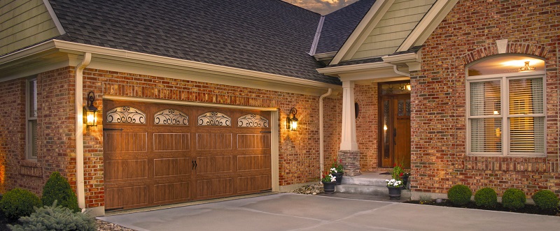 Wood Grain Garage Doors, Tampa, FL