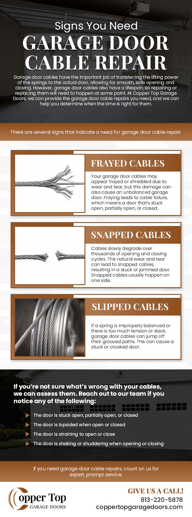 Signs You Need Garage Door Cable Repair